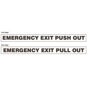 0102 Emergency Exit Push Pull