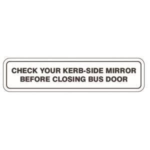 0121 Check Your Kerbside Mirror