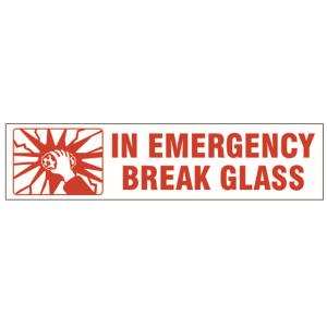 0131 In Emergency Break Glass Exterior Small