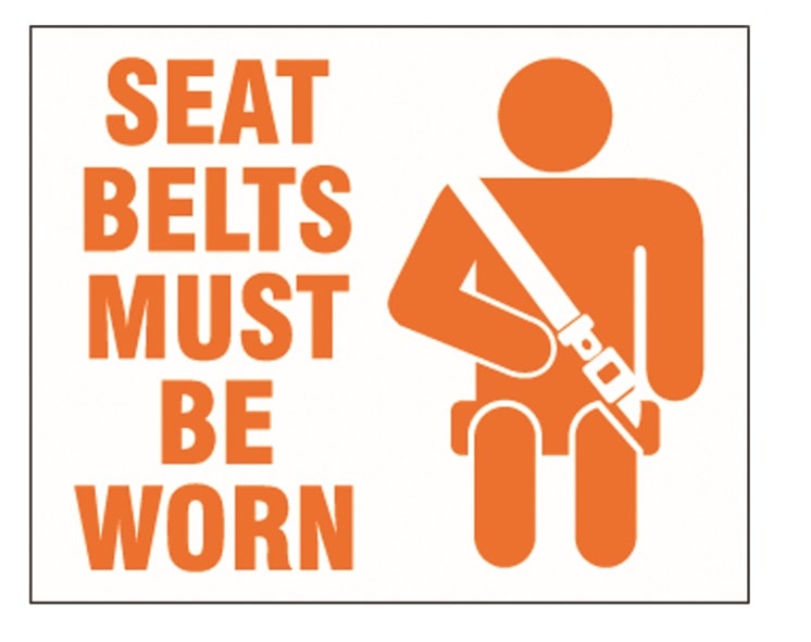 0270 Seatbelts Must Large