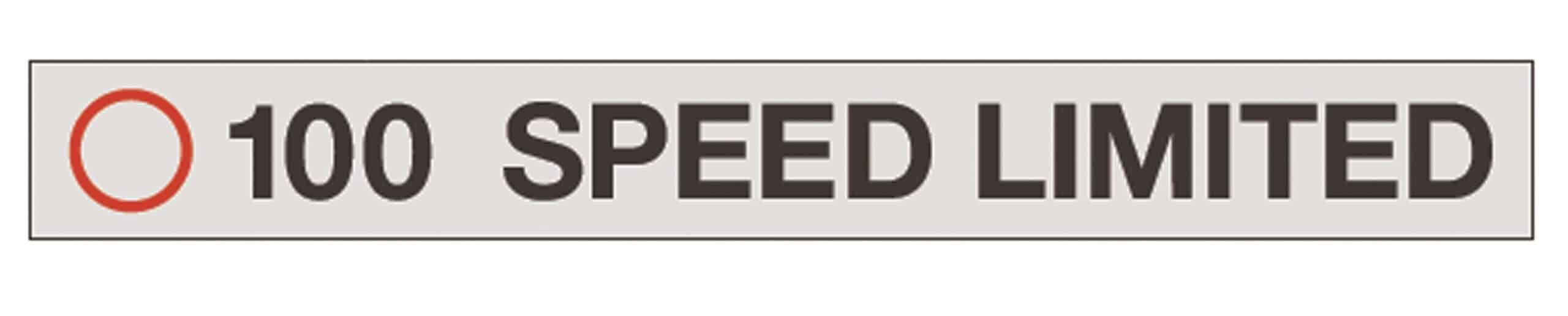 SLI 100 Speed Limited